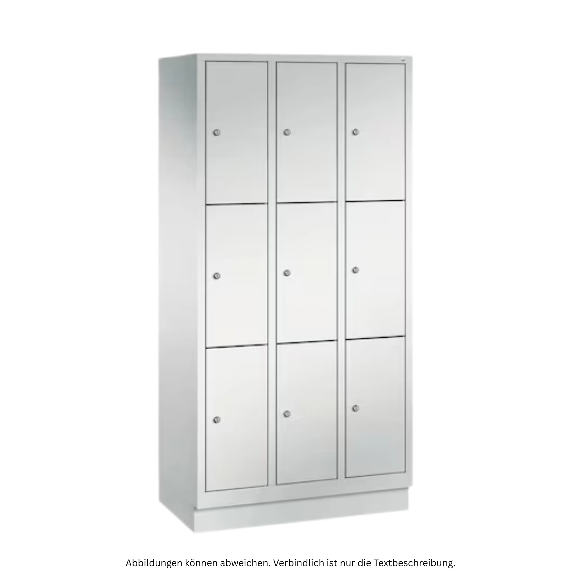 Fächerschrank S 3000 Evolo 1800/900 3x3